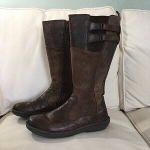 Born Brown Leather Tall Boots